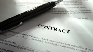 Real estate and contractor contract